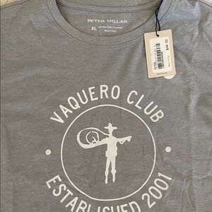 Peter Millar Gray Vaquero Club Tee